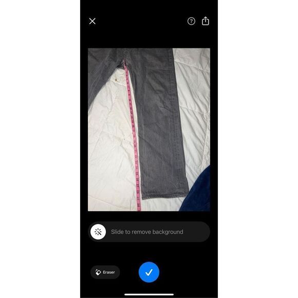 Levi’s 501 Button Fly Marbled Gray Men’s Jeans size 38/30 - Picture 11 of 11